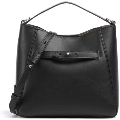 Marc O' Polo M Umhängetasche aus Leder, schwarz Marc O' Polo M Umhängetasche aus Leder, schwarz