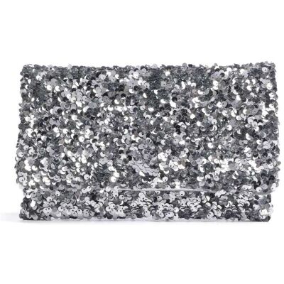 Abro Sequins Clutch, silber Abro Sequins Clutch, silber