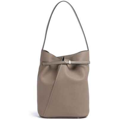 Boss Revers Bucket Handtasche aus Leder, braun Boss Revers Bucket Handtasche aus Leder, braun