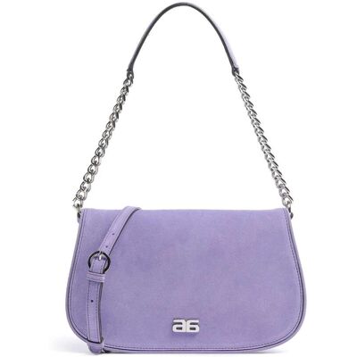 Abro Kaleido Clara Schultertasche aus Leder, lila Abro Kaleido Clara Schultertasche aus Leder, lila