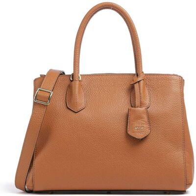 Abro Adria Busy Medium Handtasche aus Leder, braun Abro Adria Busy Medium Handtasche aus Leder, braun