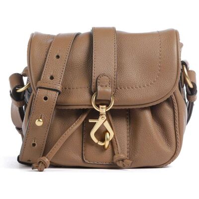 Abro Dalia Star Saddle Umhängetasche aus Leder, braun Abro Dalia Star Saddle Umhängetasche aus Leder, braun
