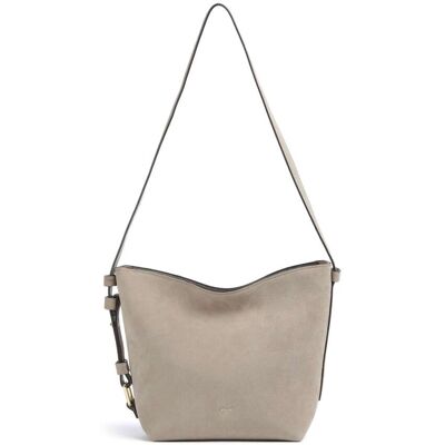Abro Suede Cosmo Umhängetasche aus Leder, grau Abro Suede Cosmo Umhängetasche aus Leder, grau