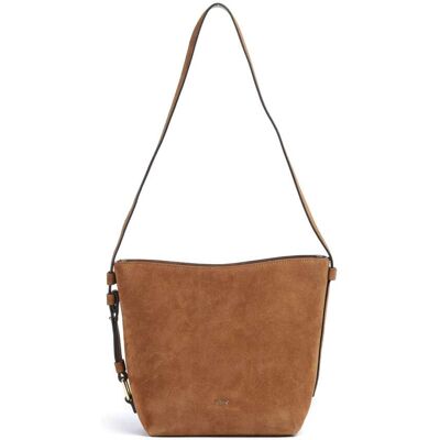 Abro Suede Cosmo Umhängetasche aus Leder, braun Abro Suede Cosmo Umhängetasche aus Leder, braun
