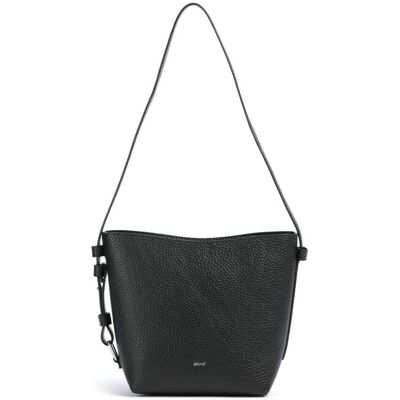 Abro Tekla Cosmo Umhängetasche aus Leder, schwarz Abro Tekla Cosmo Umhängetasche aus Leder, schwarz
