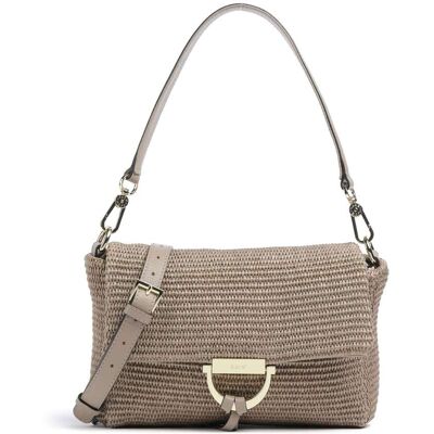 Abro Raffia Classica Temi Schultertasche, braun Abro Raffia Classica Temi Schultertasche, braun