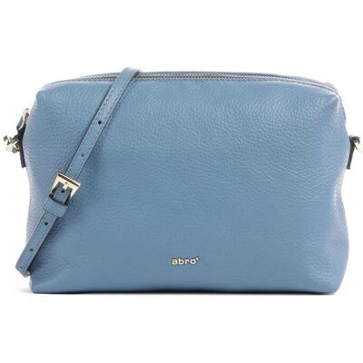 Abro Agave Kaia Umhängetasche aus Leder, blau Abro Agave Kaia Umhängetasche aus Leder, blau