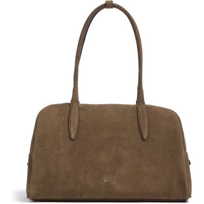 Abro Suede Amara Schultertasche aus Leder, braun Abro Suede Amara Schultertasche aus Leder, braun