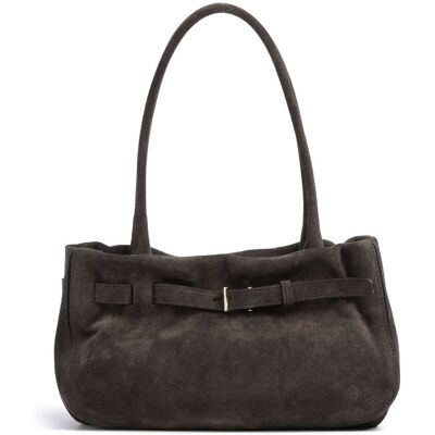 Abro Suede Jill Schultertasche aus Leder, braun Abro Suede Jill Schultertasche aus Leder, braun