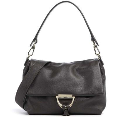 Abro Dalia Temi Medium Schultertasche aus Leder, braun Abro Dalia Temi Medium Schultertasche aus Leder, braun