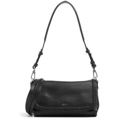 Abro Agave Signature Schultertasche aus Leder, schwarz Abro Agave Signature Schultertasche aus Leder, schwarz