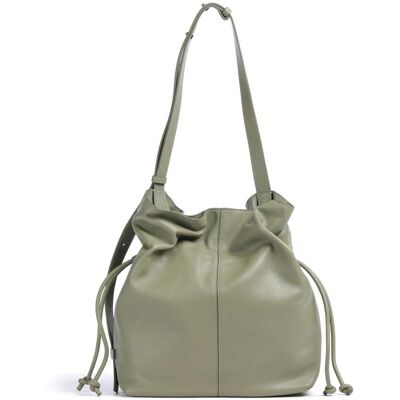 Marc O' Polo Bucket Handtasche aus Leder, grün Marc O' Polo Bucket Handtasche aus Leder, grün