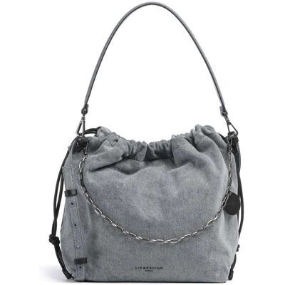 Liebeskind Lya II Denim M Bucket Handtasche, blau Liebeskind Lya II Denim M Bucket Handtasche, blau