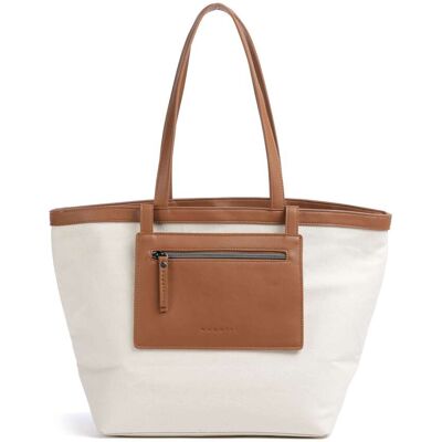 Bugatti Elena Shopper, braun,weiß Bugatti Elena Shopper, braun,weiß