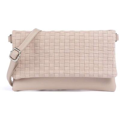 FredsBruder Weave Harmony Umhängetasche aus Leder, beige FredsBruder Weave Harmony Umhängetasche aus Leder, beige