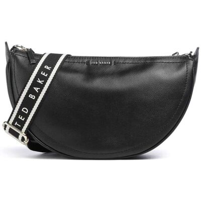 Ted Baker Lorreen Umhängetasche aus Leder, schwarz Ted Baker Lorreen Umhängetasche aus Leder, schwarz