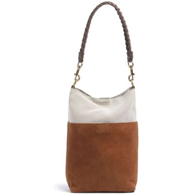 Ted Baker Sorien Bucket Handtasche aus Leder, beige,braun Ted Baker Sorien Bucket Handtasche aus Leder, beige,braun