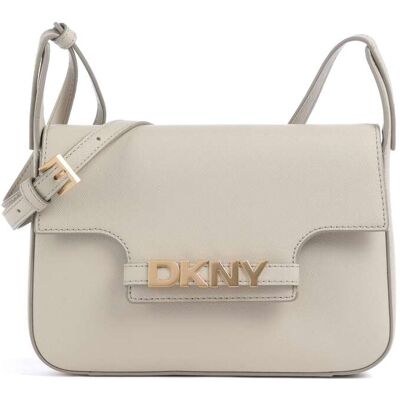 DKNY Avril Umhängetasche aus Leder, beige DKNY Avril Umhängetasche aus Leder, beige