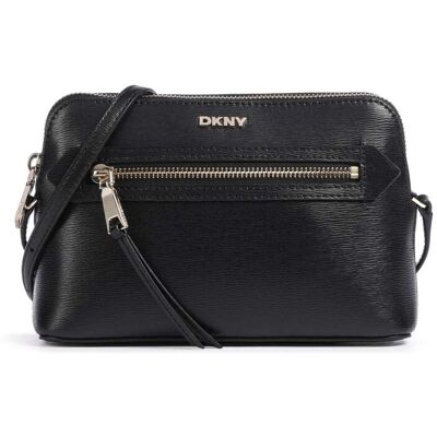 DKNY Bryant Umhängetasche aus Leder, schwarz DKNY Bryant Umhängetasche aus Leder, schwarz