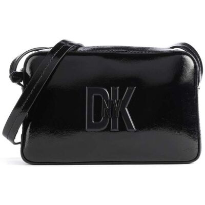DKNY Milano Seventh Avenue Umhängetasche aus Leder, schwarz DKNY Milano Seventh Avenue Umhängetasche aus Leder, schwarz