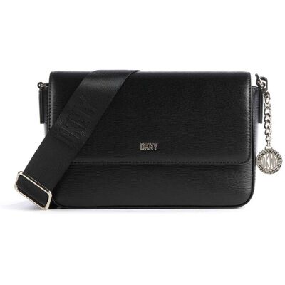 DKNY Bryant Umhängetasche aus Leder, schwarz DKNY Bryant Umhängetasche aus Leder, schwarz