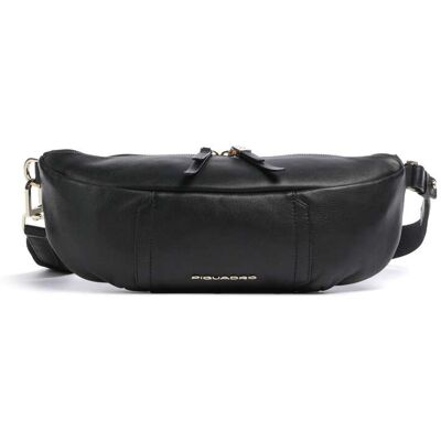 Piquadro Circle Umhängetasche aus Leder, schwarz Piquadro Circle Umhängetasche aus Leder, schwarz