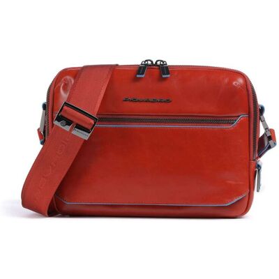 Piquadro Blue Square Umhängetasche aus Leder, rot Piquadro Blue Square Umhängetasche aus Leder, rot