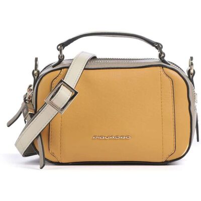 Piquadro W92 Umhängetasche aus Leder, gelb Piquadro W92 Umhängetasche aus Leder, gelb