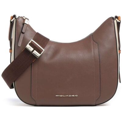 Piquadro W92 Umhängetasche aus Leder, braun Piquadro W92 Umhängetasche aus Leder, braun