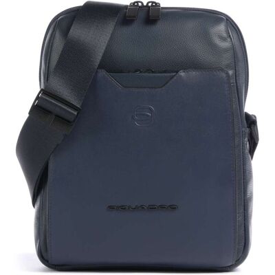 Piquadro Ael Umhängetasche aus Leder, blau Piquadro Ael Umhängetasche aus Leder, blau