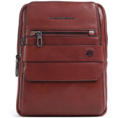 Piquadro Solm Umhängetasche aus Leder, braun Piquadro Solm Umhängetasche aus Leder, braun