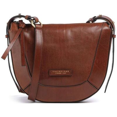 The Bridge Fedora Umhängetasche aus Leder, braun The Bridge Fedora Umhängetasche aus Leder, braun