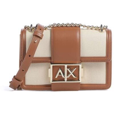 Armani Exchange Wonder S Schultertasche, beige,braun Armani Exchange Wonder S Schultertasche, beige,braun