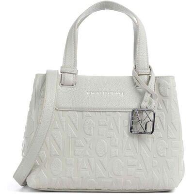 Armani Exchange Liz Monogram S Handtasche, grau Armani Exchange Liz Monogram S Handtasche, grau