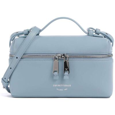 Giorgio Armani Emporio Armani Lilly Umhängetasche aus Leder, blau Giorgio Armani Emporio Armani Lilly Umhängetasche aus Leder, blau