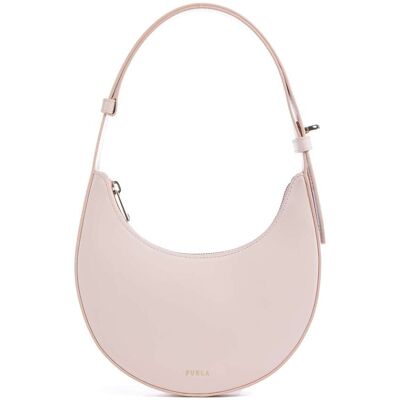 Furla Delizia Mini Schultertasche aus Leder, pink Furla Delizia Mini Schultertasche aus Leder, pink