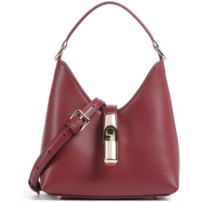 Furla Iride Mini Umhängetasche aus Leder, rot Furla Iride Mini Umhängetasche aus Leder, rot