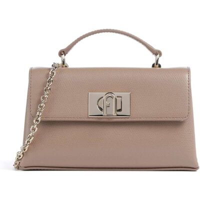 Furla 1927 Mini Umhängetasche aus Leder, braun Furla 1927 Mini Umhängetasche aus Leder, braun
