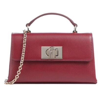 Furla 1927 Mini Umhängetasche aus Leder, rot Furla 1927 Mini Umhängetasche aus Leder, rot
