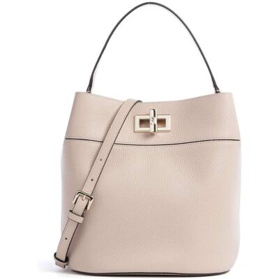 Furla Amelia M Bucket Handtasche aus Leder, braun Furla Amelia M Bucket Handtasche aus Leder, braun