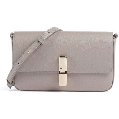 Furla Iride S Umhängetasche aus Leder, grau Furla Iride S Umhängetasche aus Leder, grau