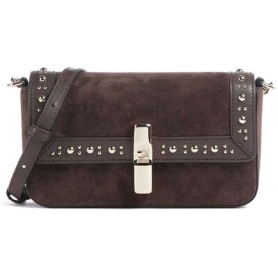 Furla Iride S Umhängetasche aus Leder, braun Furla Iride S Umhängetasche aus Leder, braun