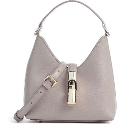 Furla Iride Mini Umhängetasche aus Leder, braun Furla Iride Mini Umhängetasche aus Leder, braun