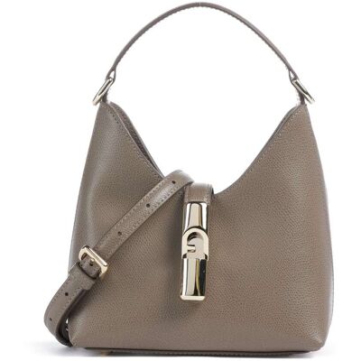Furla Iride Mini Umhängetasche aus Leder, braun Furla Iride Mini Umhängetasche aus Leder, braun