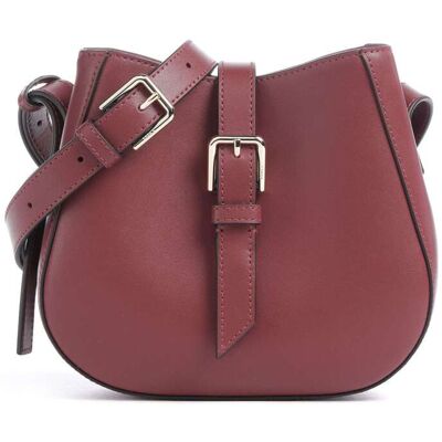Furla Dora Mini Umhängetasche aus Leder, rot Furla Dora Mini Umhängetasche aus Leder, rot