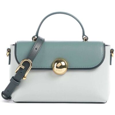 Furla Moonlight Mini Umhängetasche aus Leder, blau,petrol Furla Moonlight Mini Umhängetasche aus Leder, blau,petrol