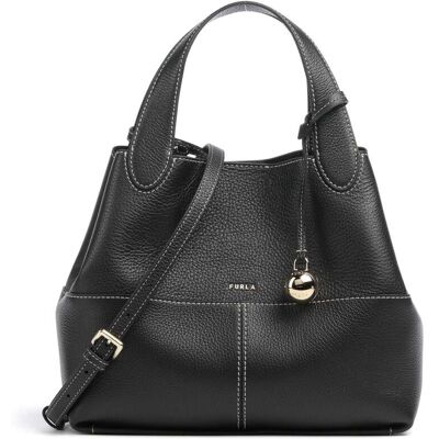 Furla Primrose M Handtasche aus Leder, schwarz Furla Primrose M Handtasche aus Leder, schwarz