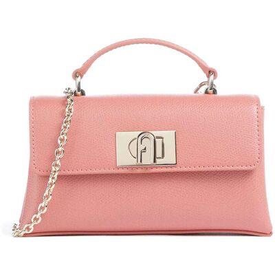 Furla 1927 Mini Umhängetasche aus Leder, pink Furla 1927 Mini Umhängetasche aus Leder, pink