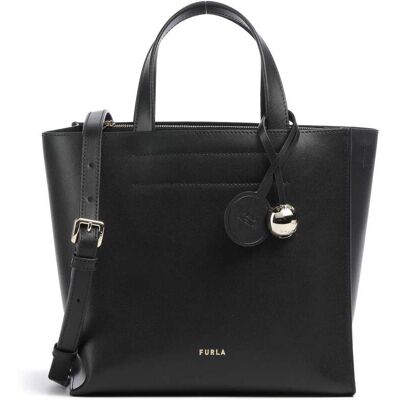 Furla Divide It S Handtasche aus Leder, schwarz Furla Divide It S Handtasche aus Leder, schwarz