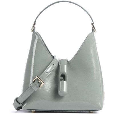 Furla Iride Mini Handtasche aus Leder, grün Furla Iride Mini Handtasche aus Leder, grün